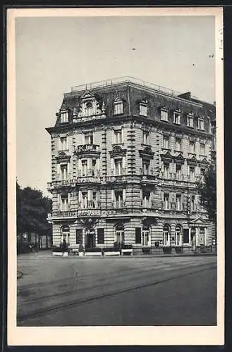 AK Köln-Neustadt, Hotel Kaiser Wilhelm am Kaiser Wilhelm Ring 43 Ecke Hansaring