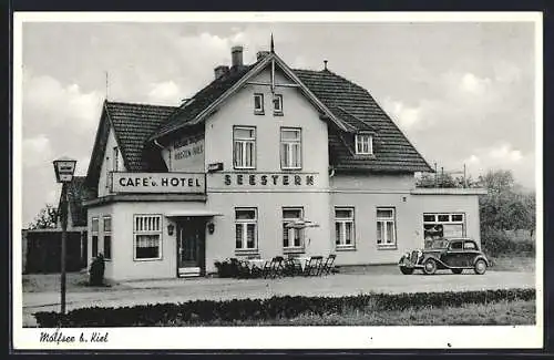 AK Molfsee bei Kiel, Cafe und Hotel Seestern