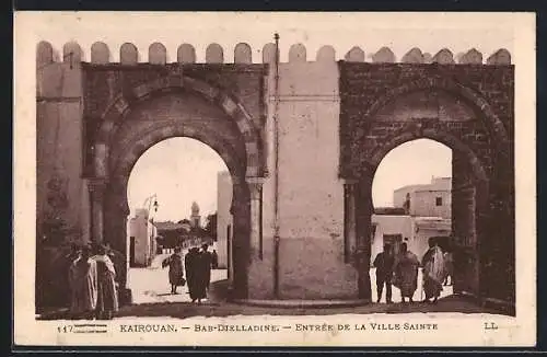 AK Kairouan, Bab-Djelladine, Entrée de la Ville Sainte