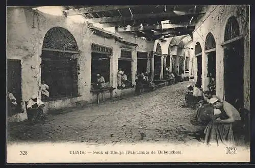 AK Tunis, Souk el Bladja, Fabricants de Babouches
