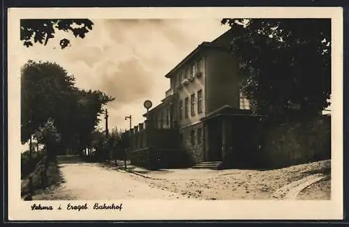 AK Sehma i. Erzgeb., Bahnhof