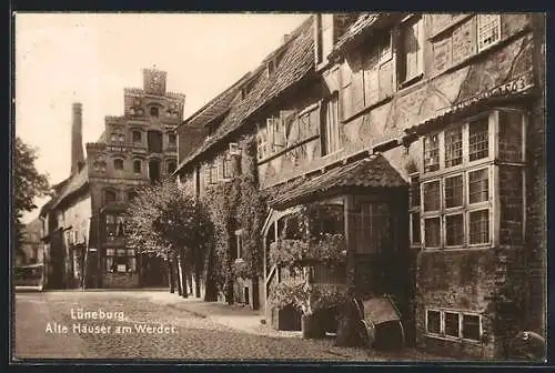 AK Lüneburg, Alte Häuser am Werder