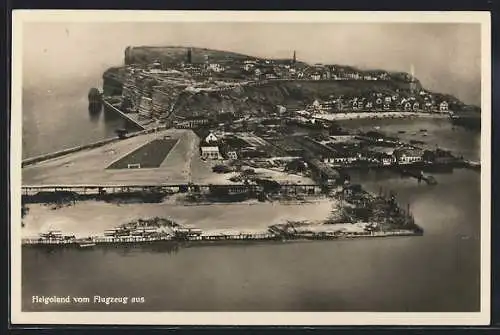 AK Helgoland, Fliegeraufnahme der Insel