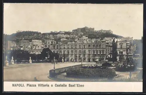 AK Napoli, Piazza Vittoria e Castelle Sant`Elmo