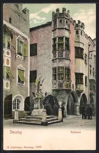 AK Sterzing, Strassenpartie am Rathaus