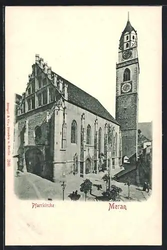 AK Meran, Partie an der Pfarrkirche