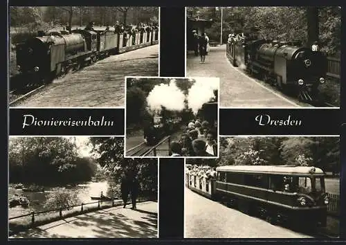 AK Pioniereisenbahn Dresden