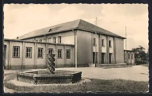 AK Calau, Brunnen vor der Stadthalle