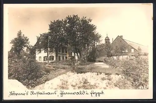 AK Zinnwald i. Erzgeb., Lörner`s Restaurant, 