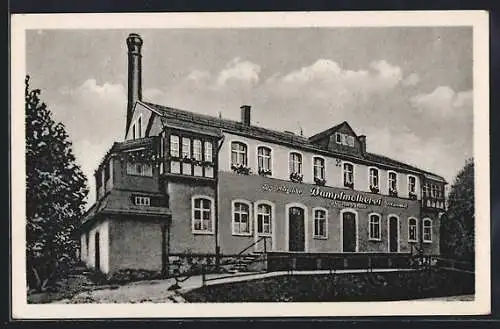 AK Pretzschendorf, Erzgebirgische Dampfmolkerei Artur Ittner