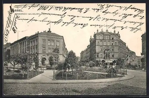 AK Kassel, Anlagen auf dem Friedrich-Wilhelm-Platz