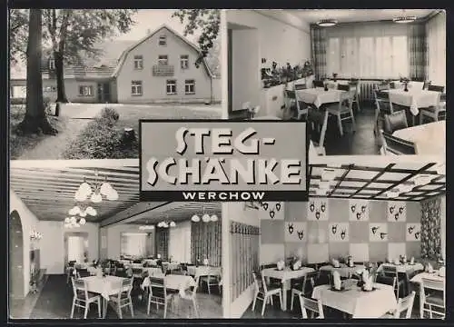 AK Werchow, Gasthaus Steg-Schänke