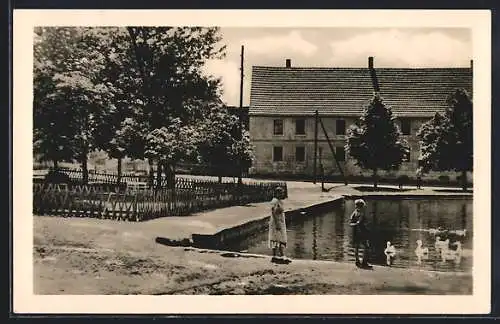 AK Steuden (Saalkreis), Am Dorfplatz