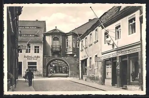 AK Kamenz, Strasse am Klostertor