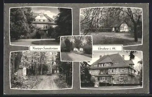 AK Grabow / Dannenberg, Kneipp-Sanatorium Landschloss Obergut