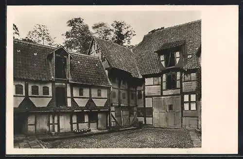 AK Salzwedel, Burgstrasse, Hof von 1543