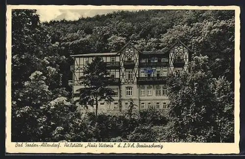 AK Bad Sooden-Allendorf, Heilstätte Haus Victoria der LVA Braunschweig