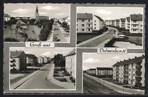 AK Delmenhorst, verschiedene Stadtansichten