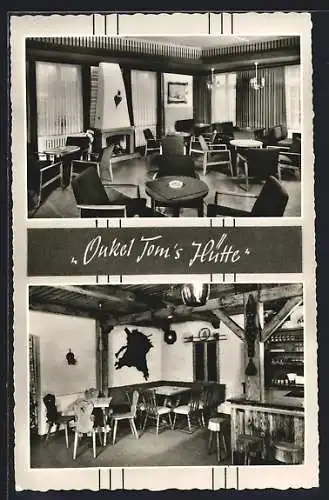 AK Ahnsen bei Bad Eilsen, Gasthaus Onkel Tom`s Hütte v. B. Hölscher, Innenansichten