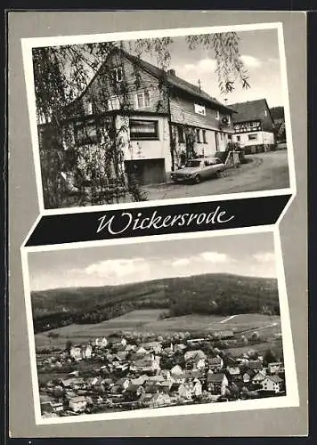 AK Wickersrode, Gasthof und Pension Zur Post v. Andreas Möller, Gesamtansicht