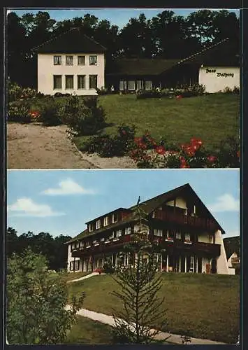 AK Bevensen / Lüneburger Heide, Pensionshaus Haus Wolfgang v. W. v. Funcke, Die Häuser 1 und 2