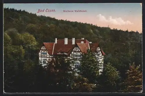 AK Bad Essen, Blick zum Kurhaus Waldhotel