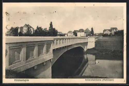 AK Hildesheim, Partie an der Innerstebrücke