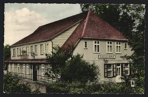 AK Bergen / Kr. Celle, Partie an Hotel Kohlmann`s Gasthof