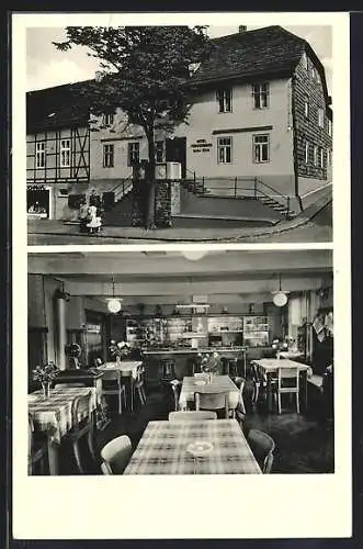 AK Fürstenberg /Weser, Hotel Fürstenberg, Bes. Walter Kaste