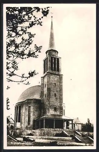 AK Frankfurt /Oder, Blick auf die Georgenkirche