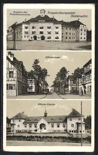 AK Grafenwöhr, Truppenübungsplatz, Kaserne des Arbeitskommando, Offizierslager, Offizier-Kasino