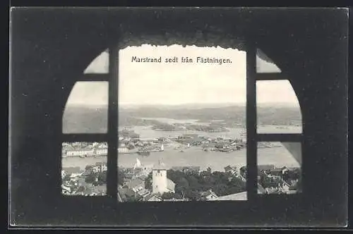 AK Marstrand, sedt fran Fästningen