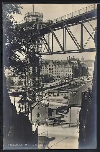 AK Stockholm, Motiv vid Katarinahissen, Aufzug