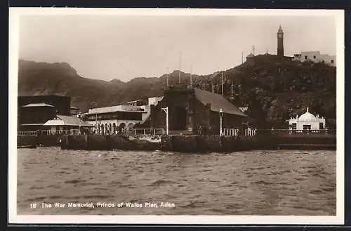 AK Aden, The War Memorial, Princes of Wales Pier