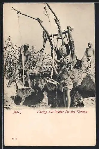 AK Aden, Taking out Water for the Garden