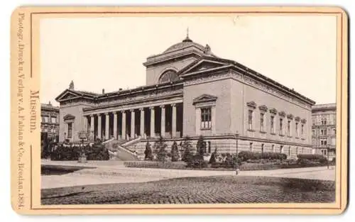 Fotografie A. Fabian & Co., Breslau, Ansicht Breslau, Blick auf das Museum