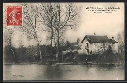 AK Vouvray /I.-et-L., Villa Nitouche, Ancien Embarcadére des Bateaux