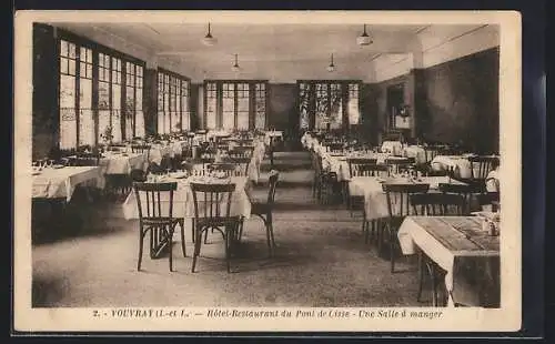 AK Vouvray, Hotel-Restaurant du Pont de Cisse, Une Salle à Manger