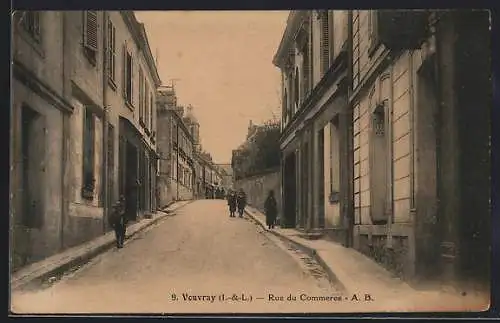 AK Vouvray /I.-et-L., Rue du Commerce