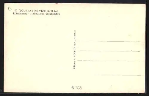AK Vouvray-les-Vins, L`Echeneau, Habitations Troglodytes