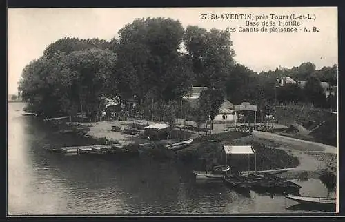 AK St-Avertin près Tours, Base de la Flotille des Canots de plaisance