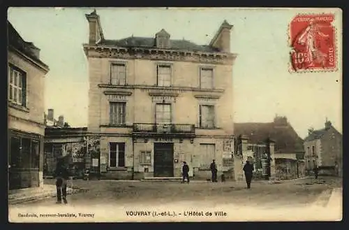 AK Vouvray /I.-et-L., L`Hôtel de Ville