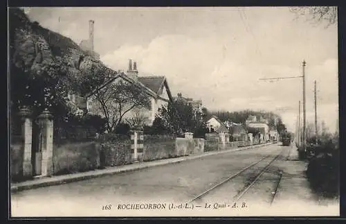 AK Rochecorbon /I.-et-L., Le Quai