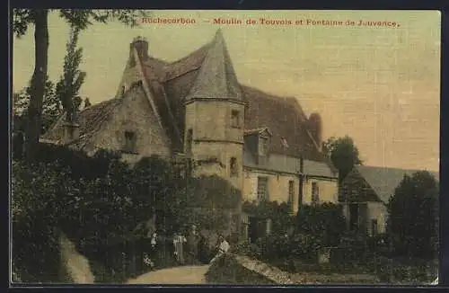 AK Rochecorbon, Moulin de Touvois et fontaine de Jouvence