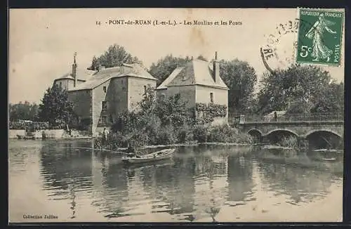 AK Pont-de-Ruan, Les Moulins et les Ponts