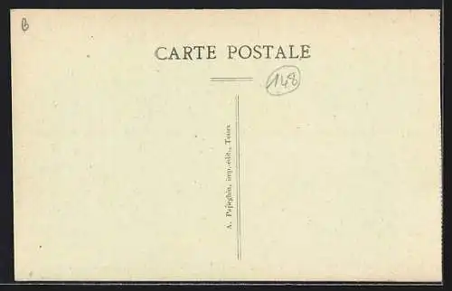 AK Tours, La Rue Nationale, Strassenpartie