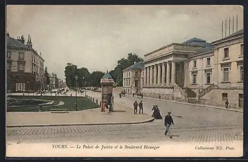 AK Tours, Le Palais de Justice et le Boulevard Béranger