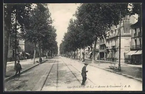 AK Tours /I.-et-L., Avenue de Grammont