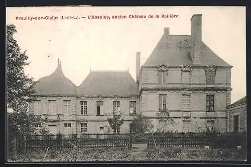 AK Preuilly-sur-Claise, l`hospice, ancien château de la Raillère