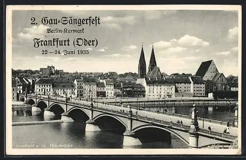 AK Frankfurt, Partie an der Oderbrücke